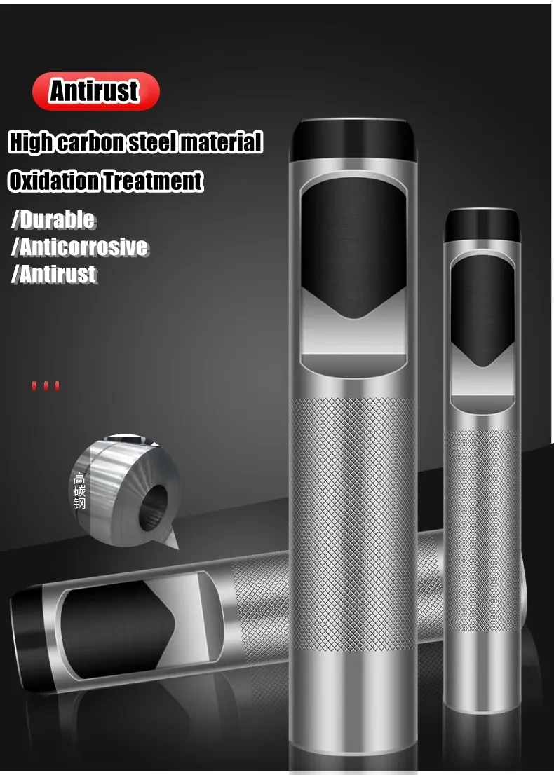 Locher Hohl Punch 4 bis 12 mm für Kleidung und Gürtel