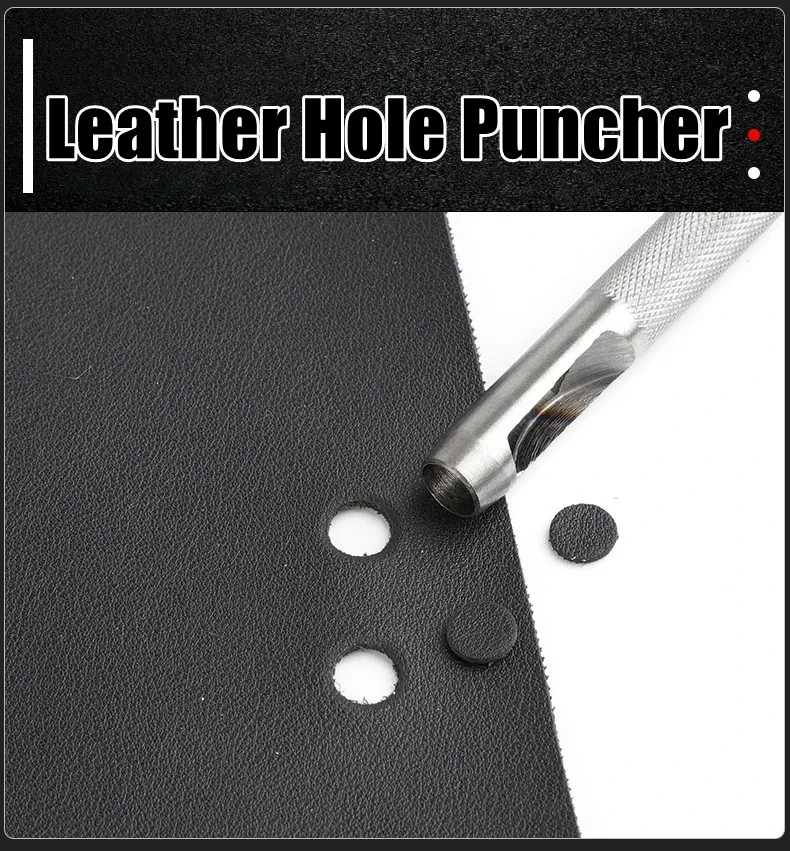 Locher Hohl Punch 4 bis 12 mm für Kleidung und Gürtel