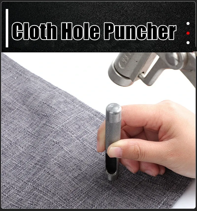Locher Hohl Punch 4 bis 12 mm für Kleidung und Gürtel