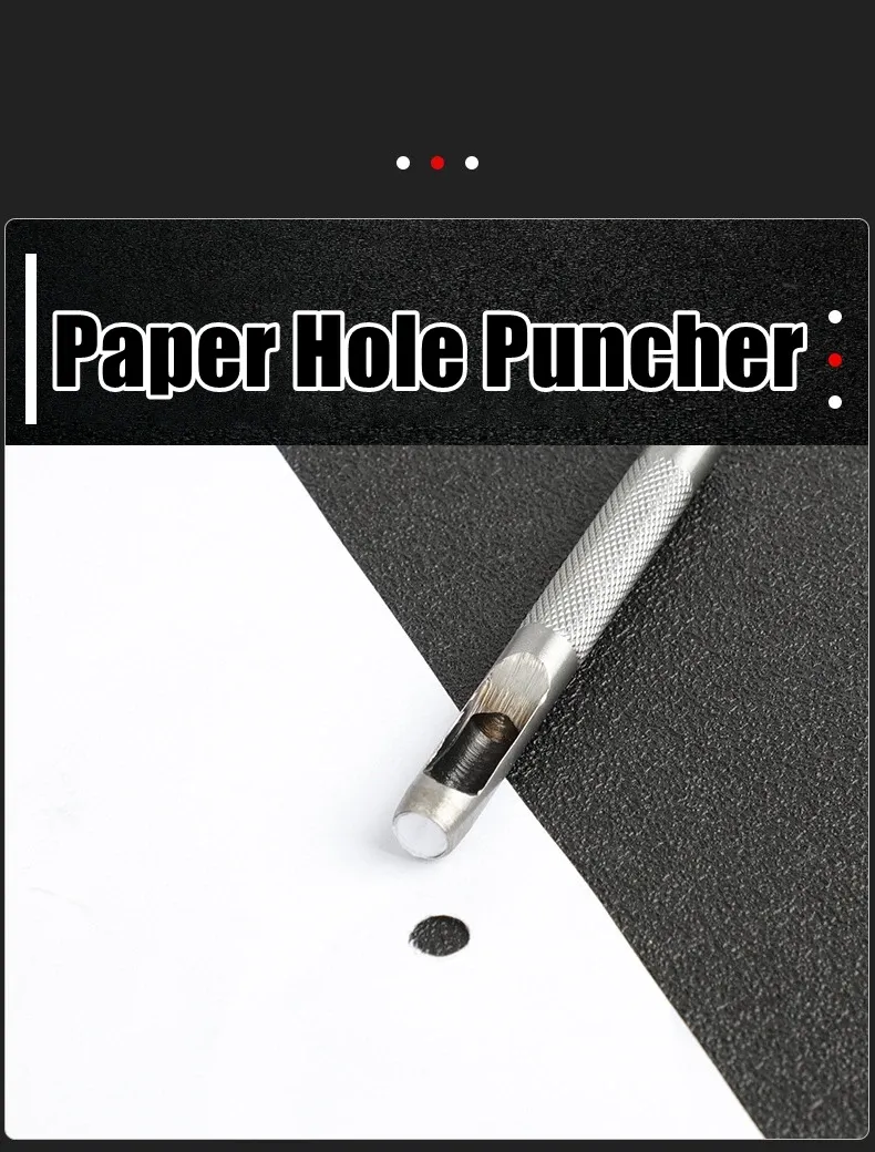 Locher Hohl Punch 4 bis 12 mm für Kleidung und Gürtel