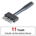 Locher Leder Hohl Punch 7 Modelle – Farbe 11Tooth