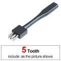 Locher Leder Hohl Punch 7 Modelle – Farbe 5Tooth