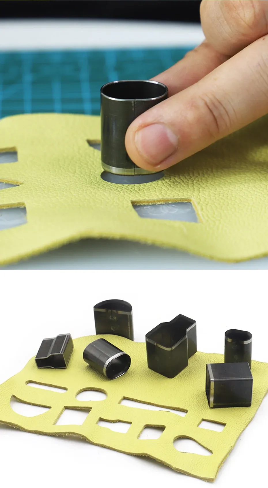 Locher Set geformt 24 bis 52 Teile für Lederhandwerk