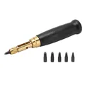 Locher Set Holzgriff 1,5 bis 4 mm mit 6 Köpfen – Farbe --
