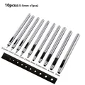 Locher Set rund 0,5 bis 5 mm für Ledergürtel – Farbe mix 10pcs