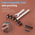 Locher Set rund 8 Teile für dicke Ledergürtel – 3