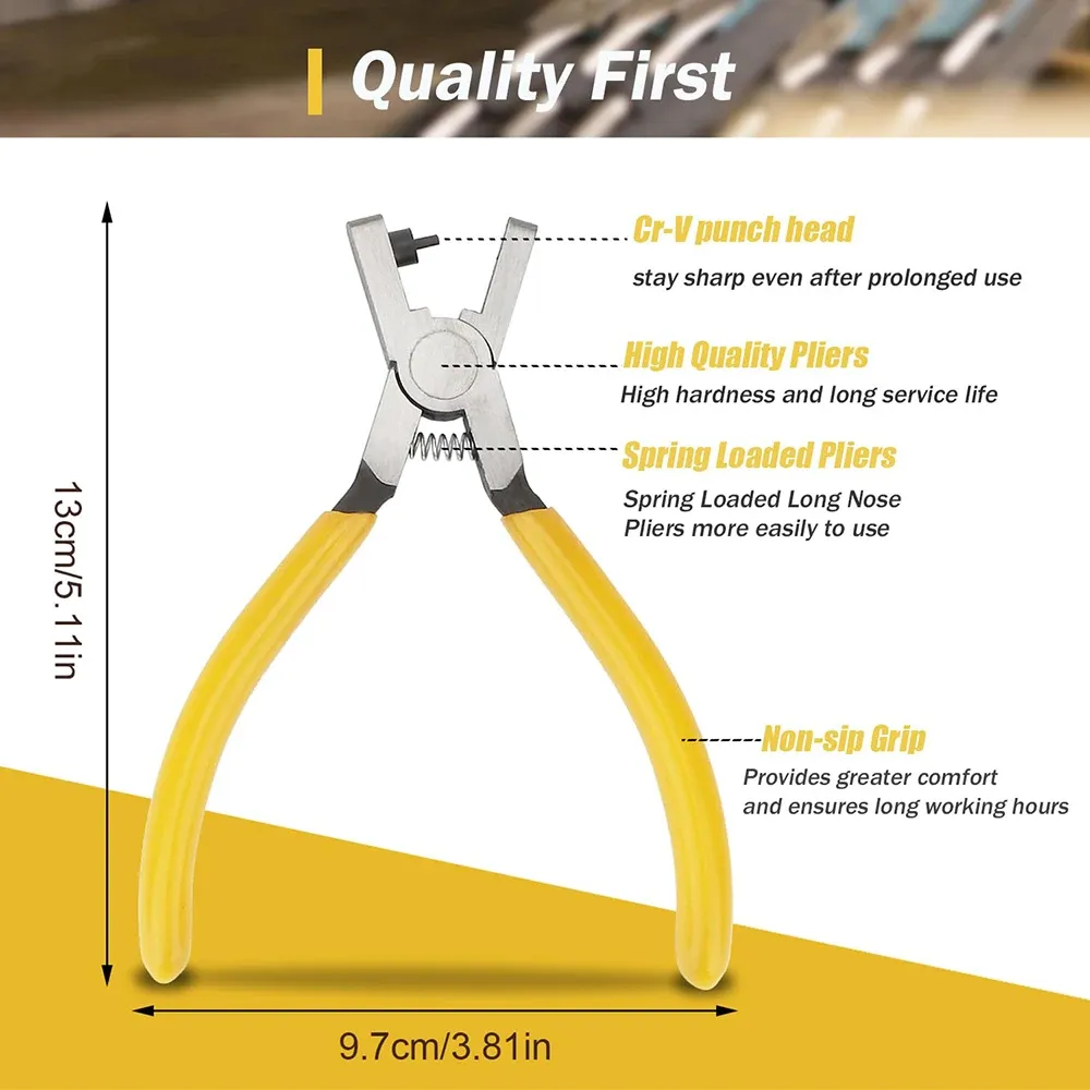 Locher Zange Universal 2 mm für Leder Gürtel Stoff DIY