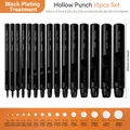 Lochstanzer-Set Leder rund für Gürtel und Armbänder – Color Set D-15pcs