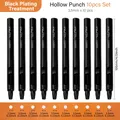 Lochstanzer-Set Leder rund für Gürtel und Armbänder – Color Set F-3.5mm 10pcs