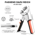Lochzange mit 500 Ösen 10 mm für Planen und Leder – 5