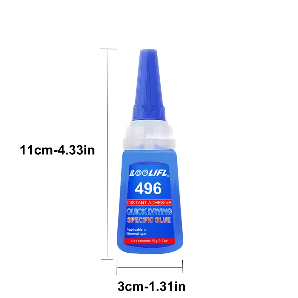 LOOLIFL 496 Sekundenkleber 20 g stark haftend für Leder und Holz