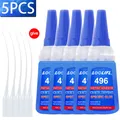 LOOLIFL 496 Sekundenkleber 20 g stark haftend für Leder und Holz – Farbe HB-496-20G-5PCS
