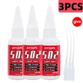 LOOLIFL 502 Superkleber 20 g stark haftend für Leder und Holz – Farbe 502-B-20G-3PCS