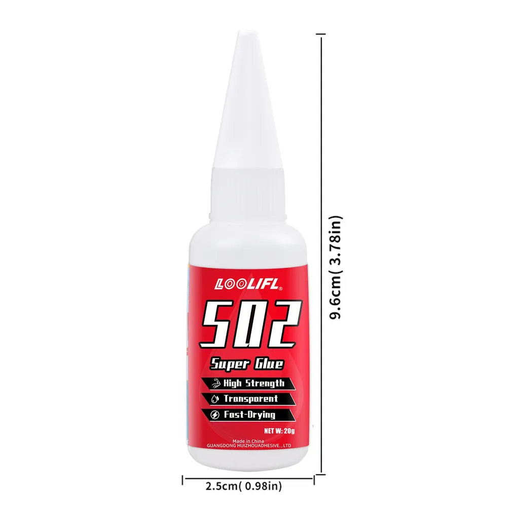 LOOLIFL 502 Superkleber 20 g stark haftend für Leder und Holz