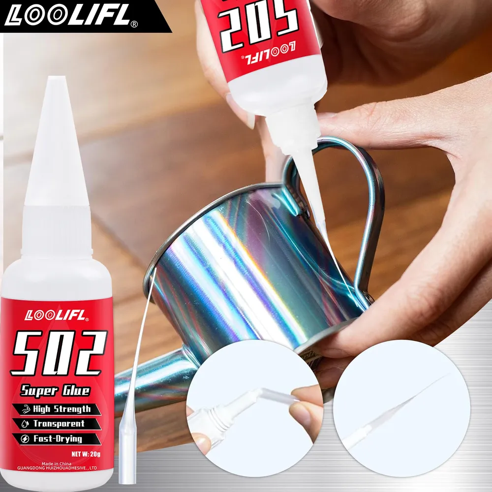 LOOLIFL 502 Superkleber 20 g stark haftend für Leder und Holz