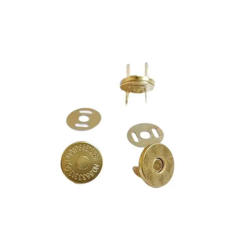 Magnetische Metallknöpfe 14 mm für Handtaschen Nähen Leder Mantelknöpfe