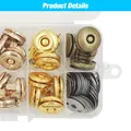 Magnetische Snap Knöpfe 17 mm für Geldbörse Tasche Notebook Lederhandwerk – 4