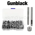Magnetische Snap Knöpfe 17 mm für Geldbörse Tasche Notebook Lederhandwerk – Farbe Gunbalck
