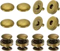 Magnetverschlüsse Rund 14 bis 18 mm für Leder Druckknöpfe Taschen – Farbe 14mm Bronze