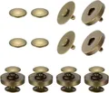 Magnetverschlüsse Rund 14 bis 18 mm für Leder Druckknöpfe Taschen – Farbe 18mm Bronze