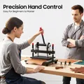 Manuelle Lederschneidemaschine 2000 kg für Leder Stoff Gummi Papier – 4