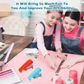 Manuelle Nähmaschine tragbar Mini ohne Kabel für DIY Haushalt Leder – 6