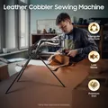 Manuelle Schneider Nähmaschine 360 Grad Rotation Handkurbel Schuhmacher – 5