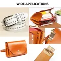 Massiv Messing Leder Nieten Doppelwandig 3 bis 8 mm für Kleidung Taschen – 5