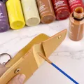 Matt Leder Rand Ölfarbe für DIY Lederwaren – 4