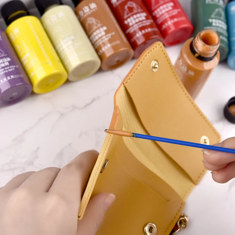 Matte Elastische Kanten Versiegelung Öl Leder Rand Farbe