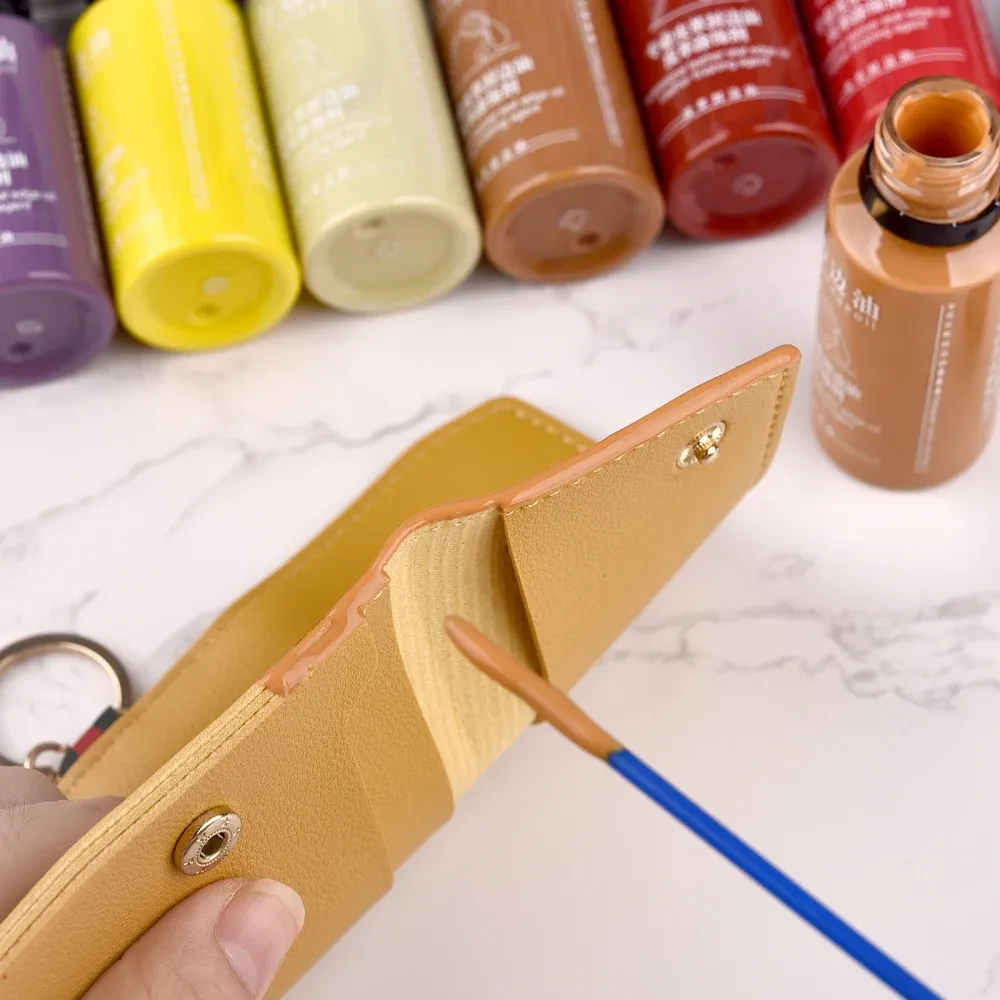 Matte Elastische Kanten Versiegelung Öl Leder Rand Farbe