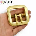 Messing Gürtelschnalle Einzel Doppel Pin Edelstahl Herren – 3