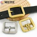 Messing Gürtelschnalle Einzel Doppel Pin Edelstahl Herren – 5