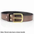 Messing Gürtelschnalle Einzelstift Leder Taschenriemen Hundehalsband – 6