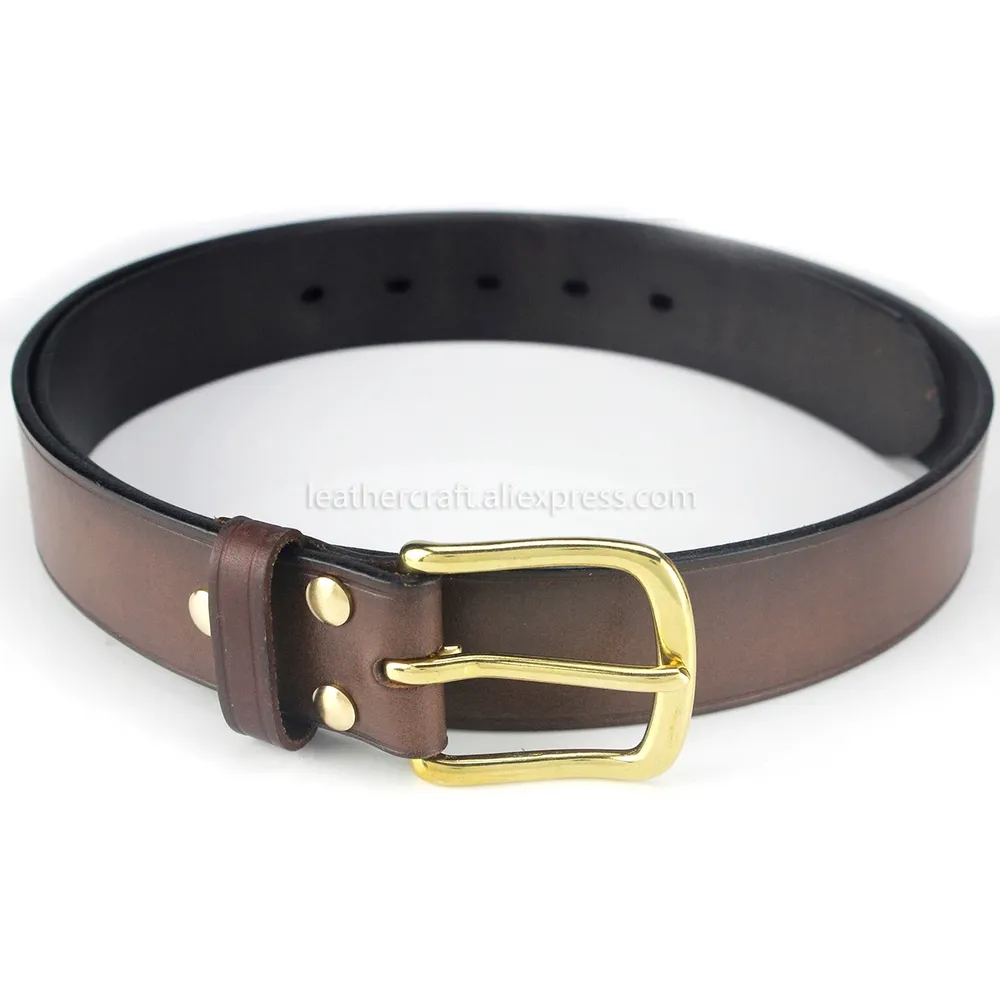Messing Gürtelschnalle Einzelstift Leder Taschenriemen Hundehalsband