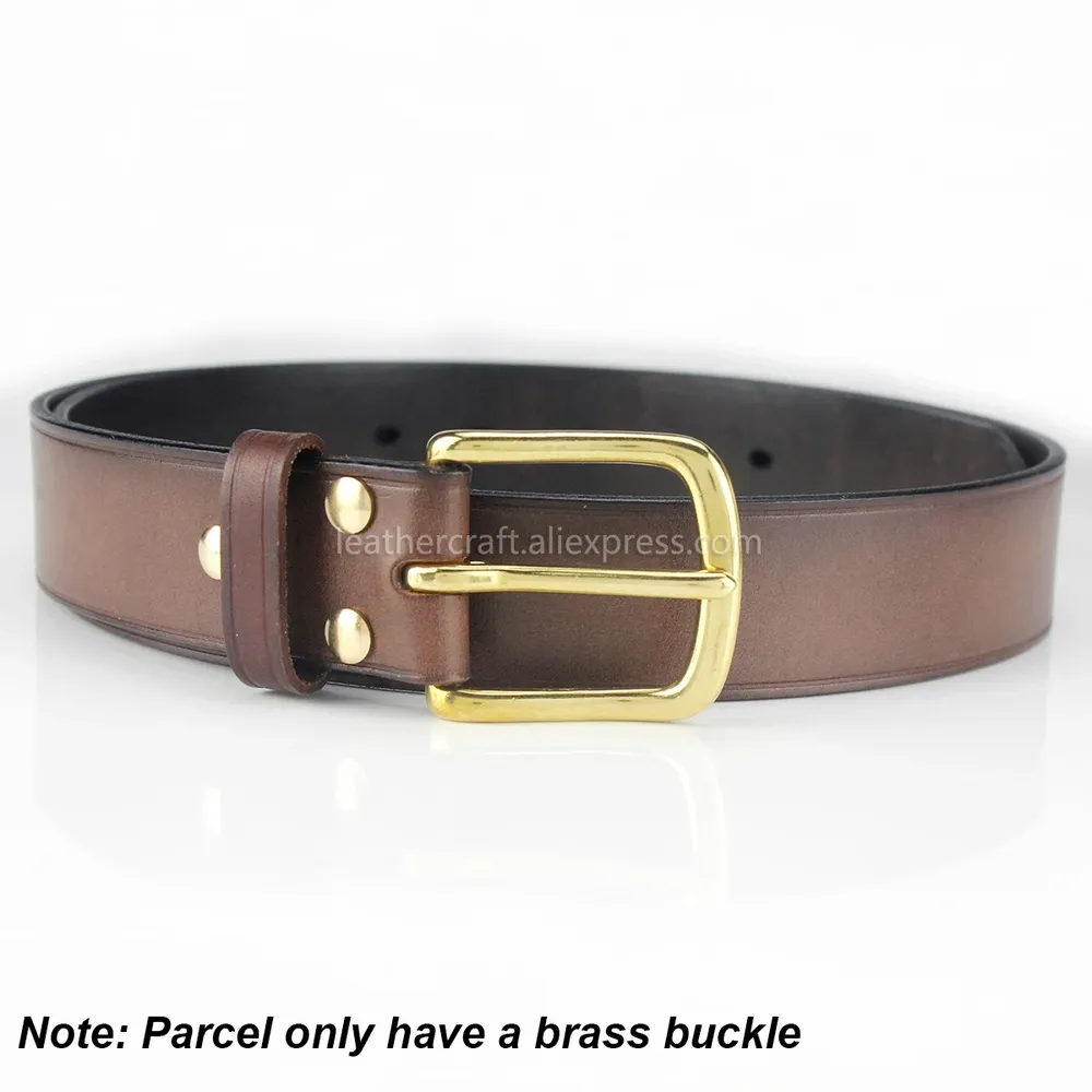 Messing Gürtelschnalle Einzelstift Leder Taschenriemen Hundehalsband