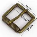 Messing Gürtelschnallen Herren Leder Bund Dornschließe – Farbe YK069-Bronze-40mm