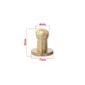Messing Sam Brown Knöpfe 7x4x8mm bis 12x10x12mm 10 Stück – Color 7 x 4 x 8 mm