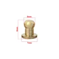 Messing Sam Brown Knöpfe 7x4x8mm bis 12x10x12mm 10 Stück – Color 7 x 5 x 8 mm