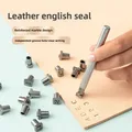 Metall Alphabet Zahlen Leder Stempel Hand Gravur Tool Kit – 3