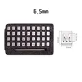 Metall Alphabet Zahlen Leder Stempel Hand Gravur Tool Kit – Farbe 6.5mm