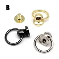Metall Ball Nagel Schraube Niet mit O-Ring für Ledertaschen 10 Stück – 4