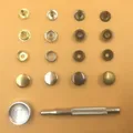 Metall Druckknöpfe 10 bis 20 mm für Leder Taschen Jacken Kleidung – 6