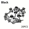 Metall Füße Nieten 20 Stück für Geldbörsen und Handtaschen – Farbe black-20pcs