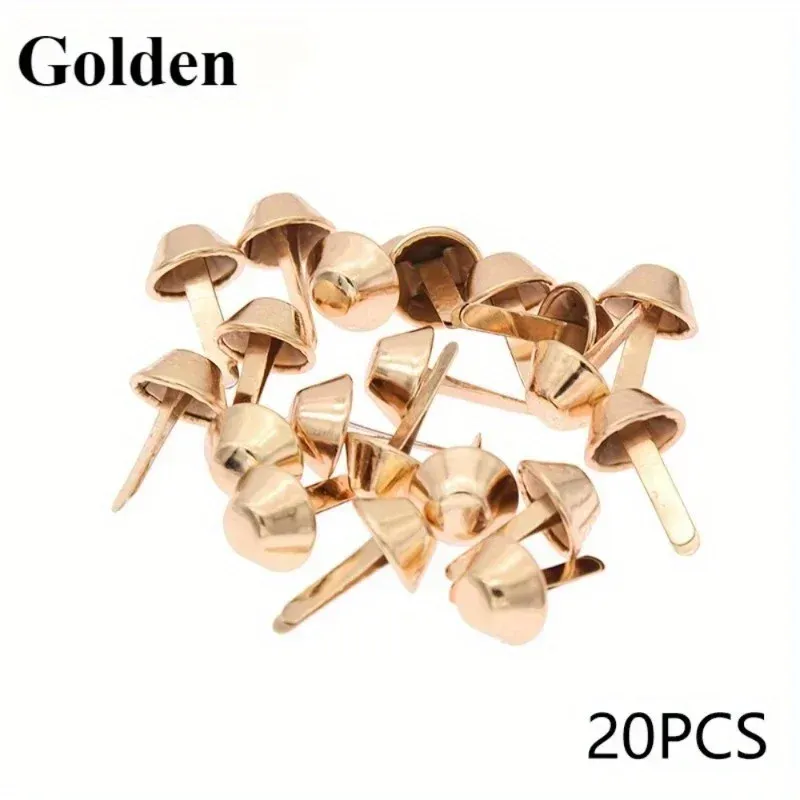 Metall Füße Nieten 20 Stück für Geldbörsen und Handtaschen