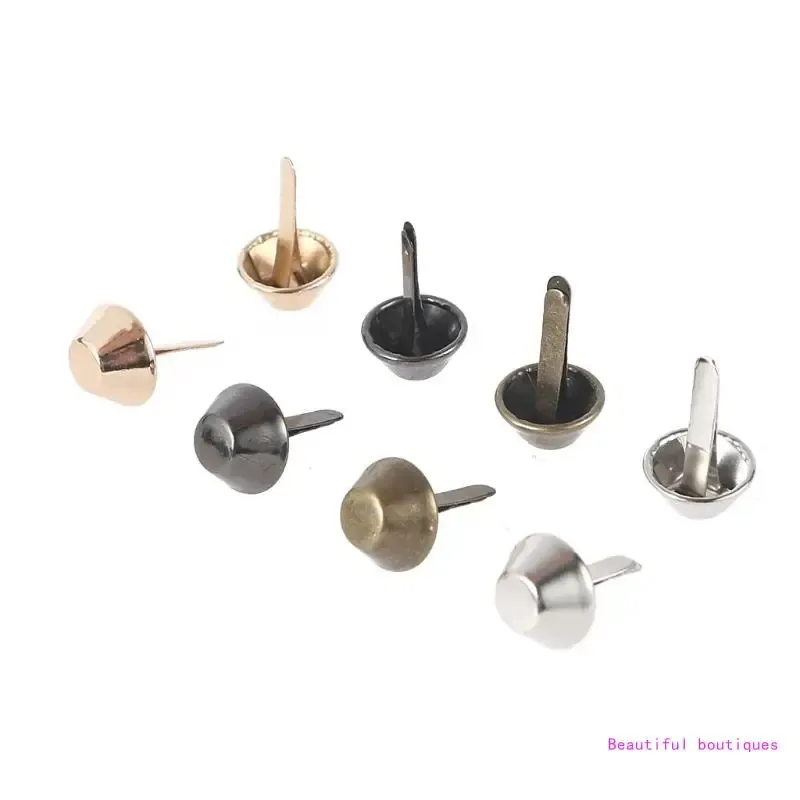 Metall Füße Nieten Ohrstecker 10 Stück für Lederhandwerk und Schmuck