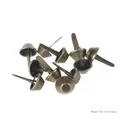 Metall Füße Nieten Ohrstecker 10 Stück für Lederhandwerk und Schmuck – Farbe Bronze
