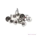 Metall Füße Nieten Ohrstecker 10 Stück für Lederhandwerk und Schmuck – Farbe silver