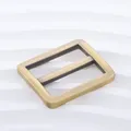 Metall Schieber Tri Glide 20mm bis 38mm für Taschen und Kleidung – Farbe Brass