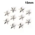 Metall Stern Nieten 7mm bis 20mm für Kleidung und Taschen 10 bis 200 Stück – Farbe 15MM
